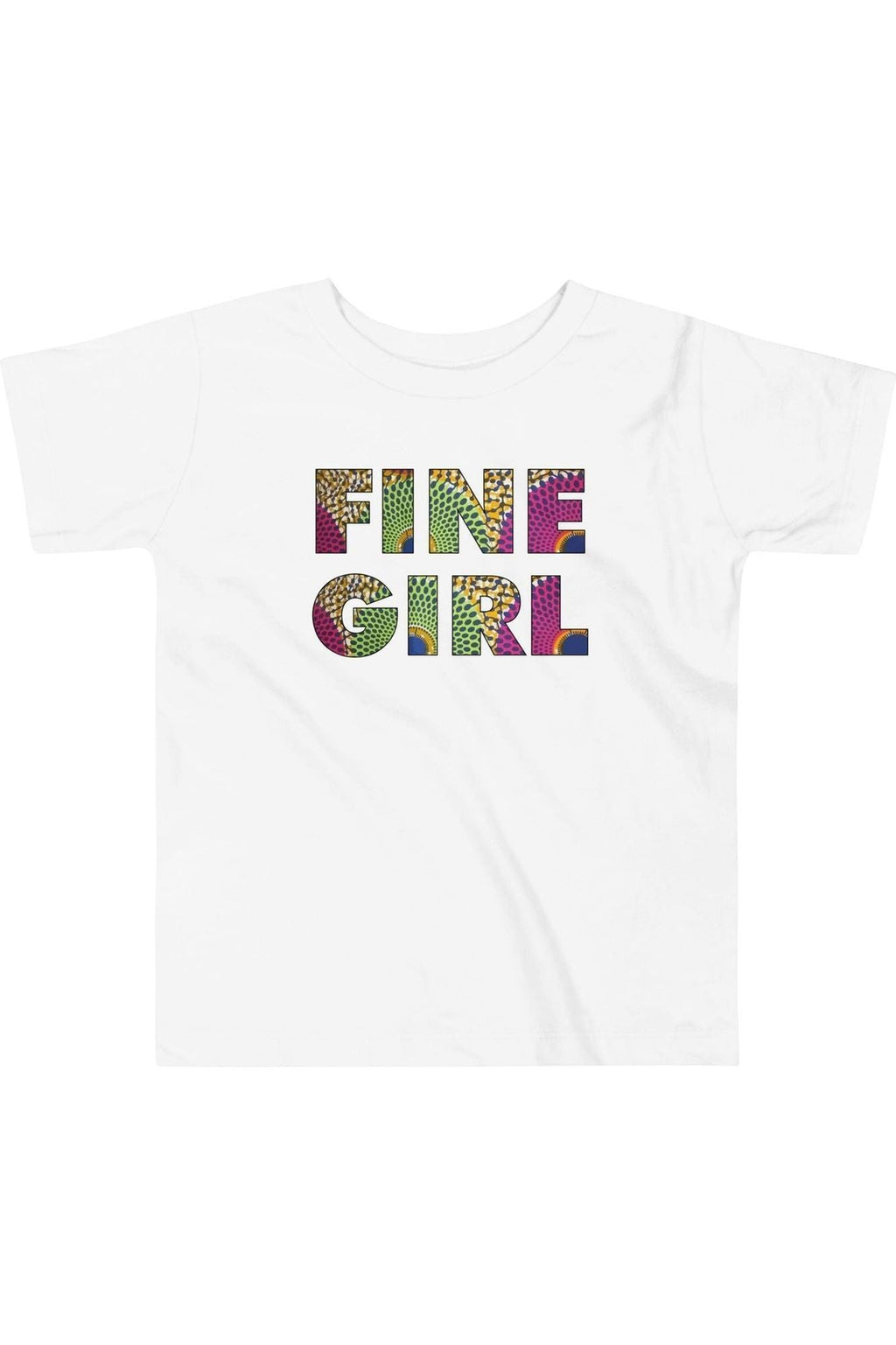 Fine Girl Toddler Short Sleeve Tee Tops Mission Lane White 2T